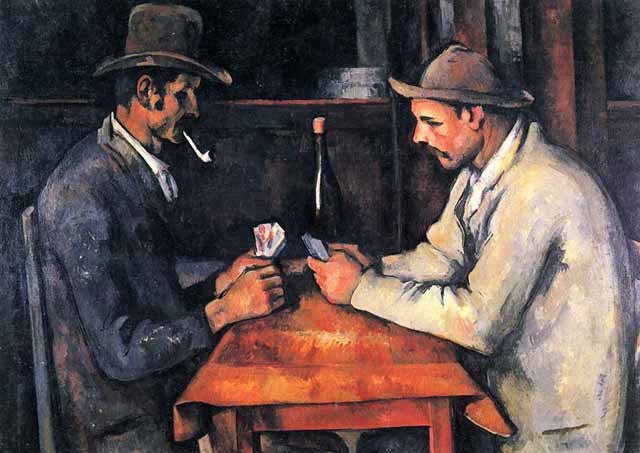 jucatori de carti - Paul Cézanne cele mai scumpe tablouri