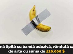 banană lipită cu bandă adezivă