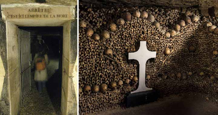 catacombele din paris