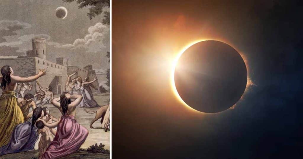 civilizațiile antice la eclipsele solare