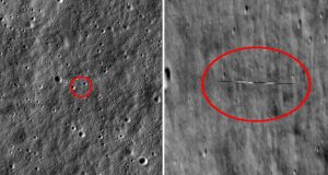 obiectul misterios observat în apropierea Lunii